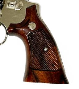 Beautiful Factory S&W Medallion Wood Checkered Stocks for K/L Frame