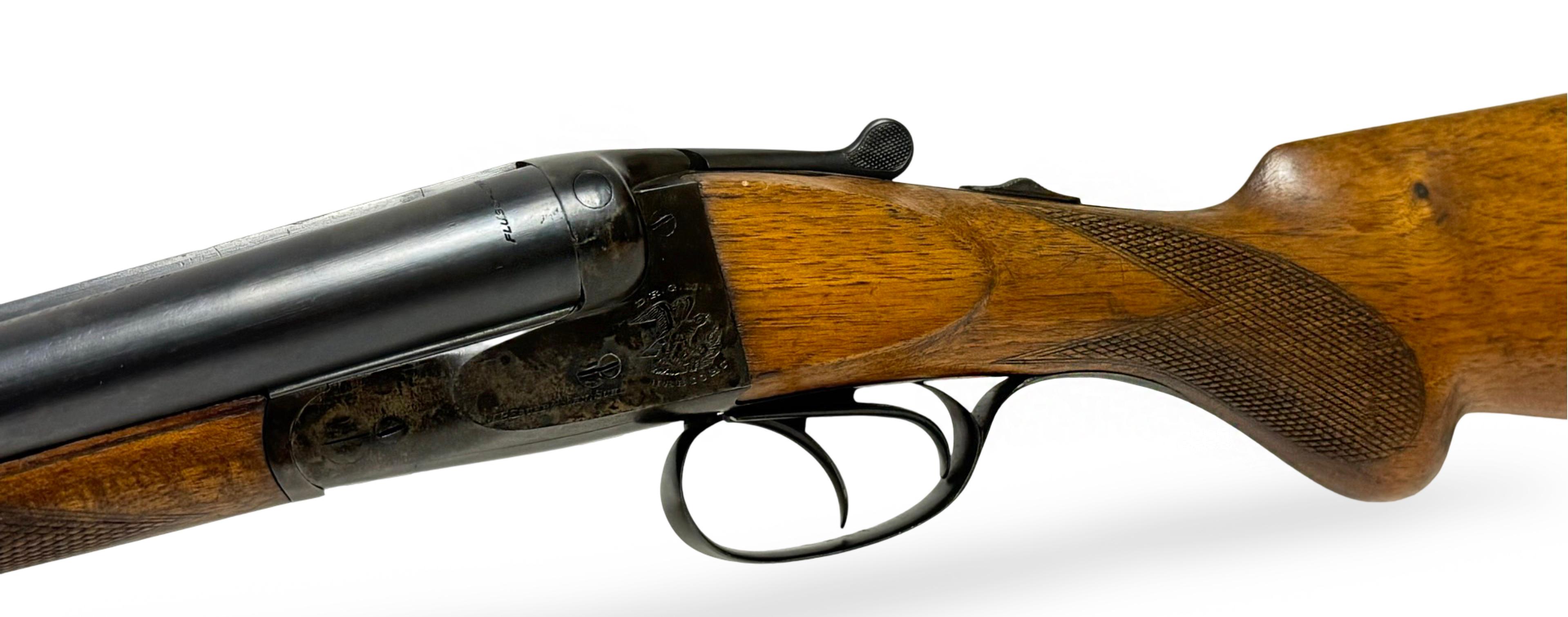 Excellent Pre-War JP Sauer & Sohn DRGM HABICHT SXS 12 GA. Double Barrel Hammerless Boxlock Shotgun