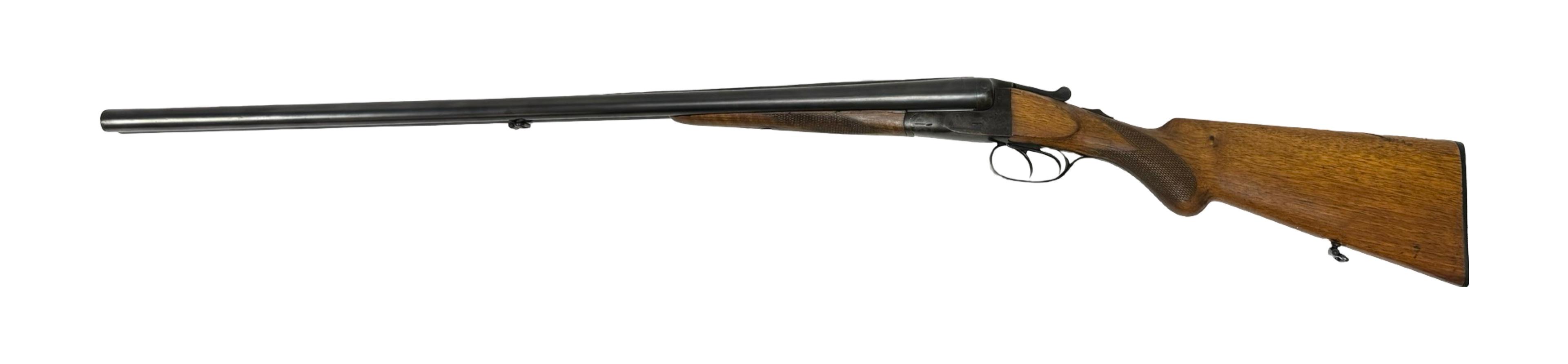 Excellent Pre-War JP Sauer & Sohn DRGM HABICHT SXS 12 GA. Double Barrel Hammerless Boxlock Shotgun