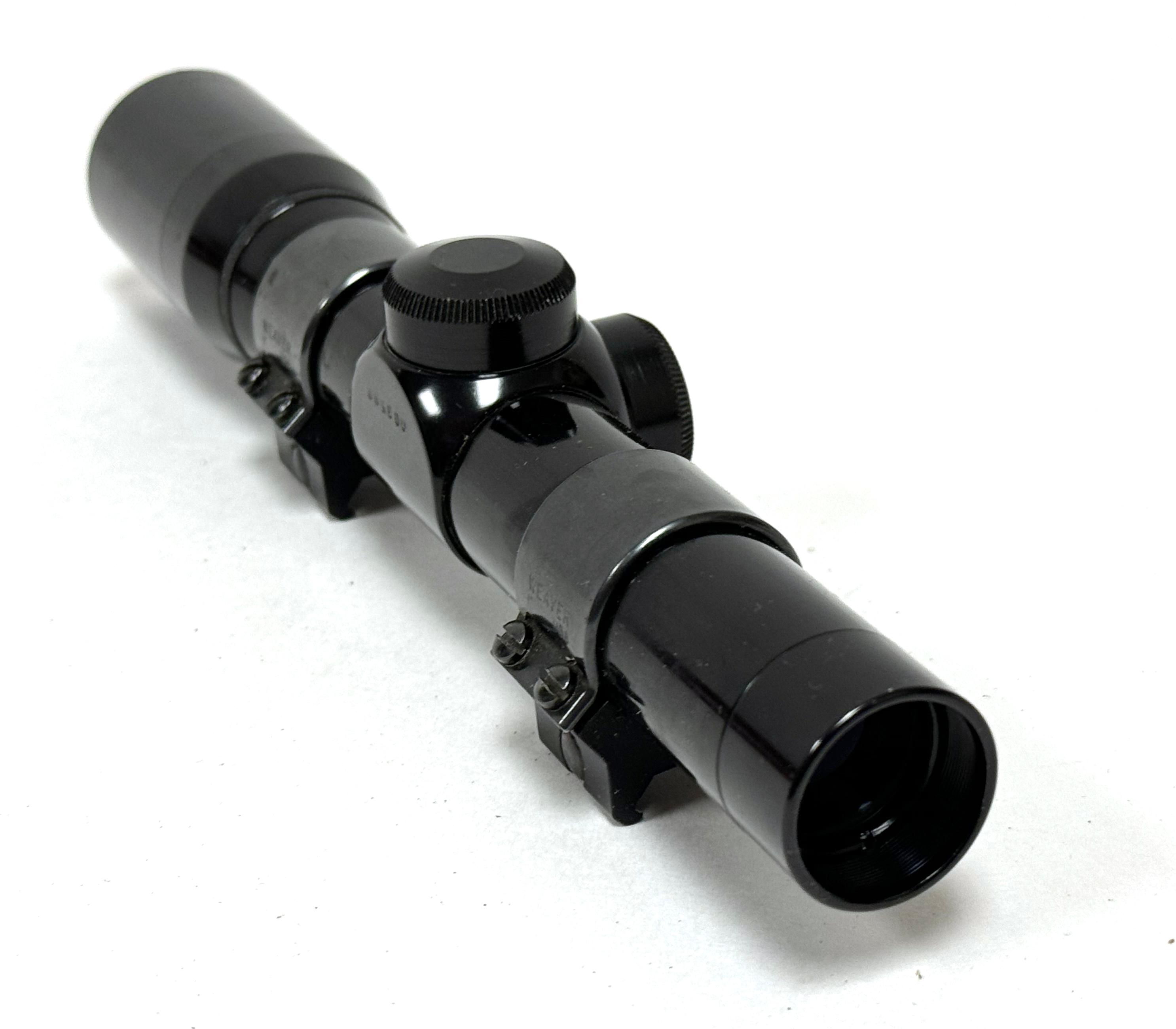 Burris 1X Pistol Scope with Ring Mounts