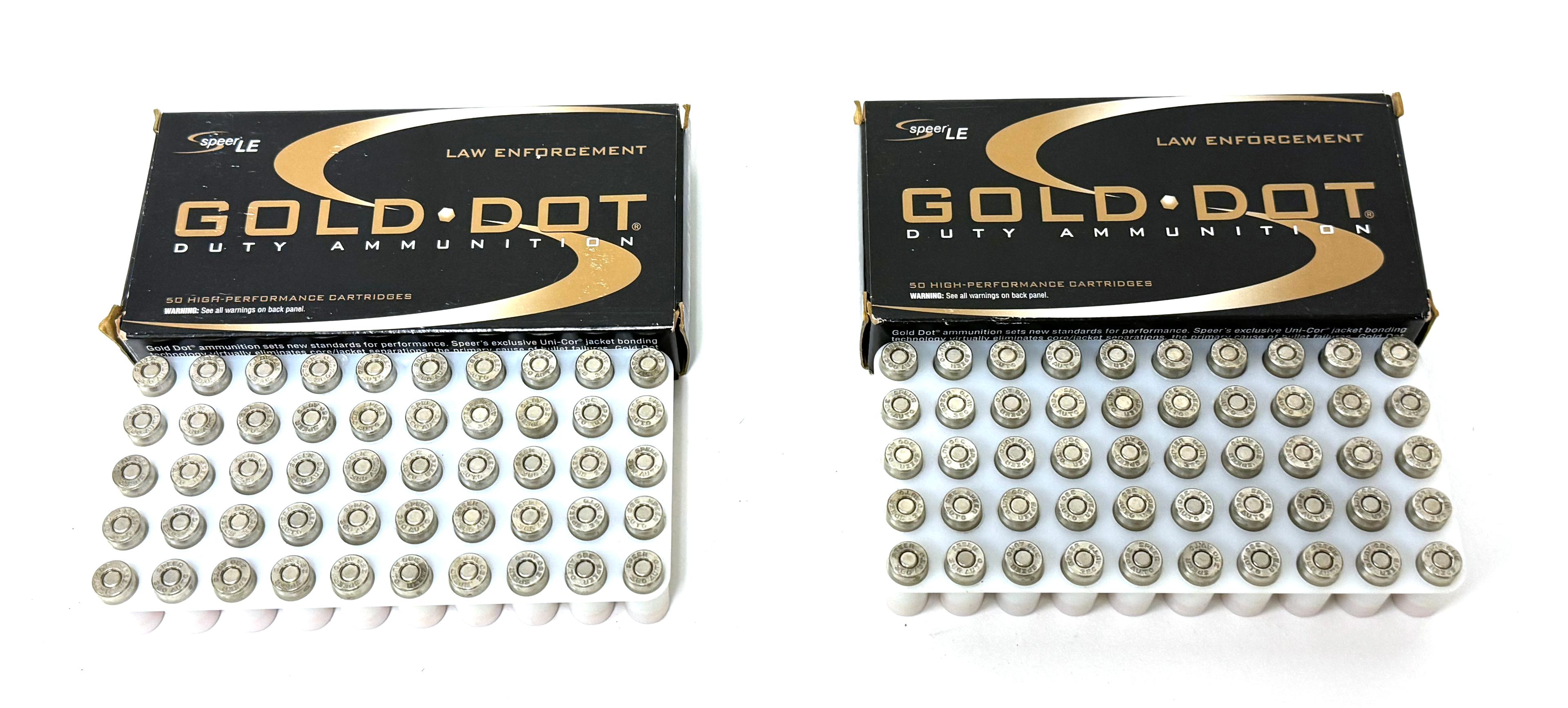 NIB 100rds. Of .380 AUTO 90gr. GDHP Speer LE Personal Defense Ammunition