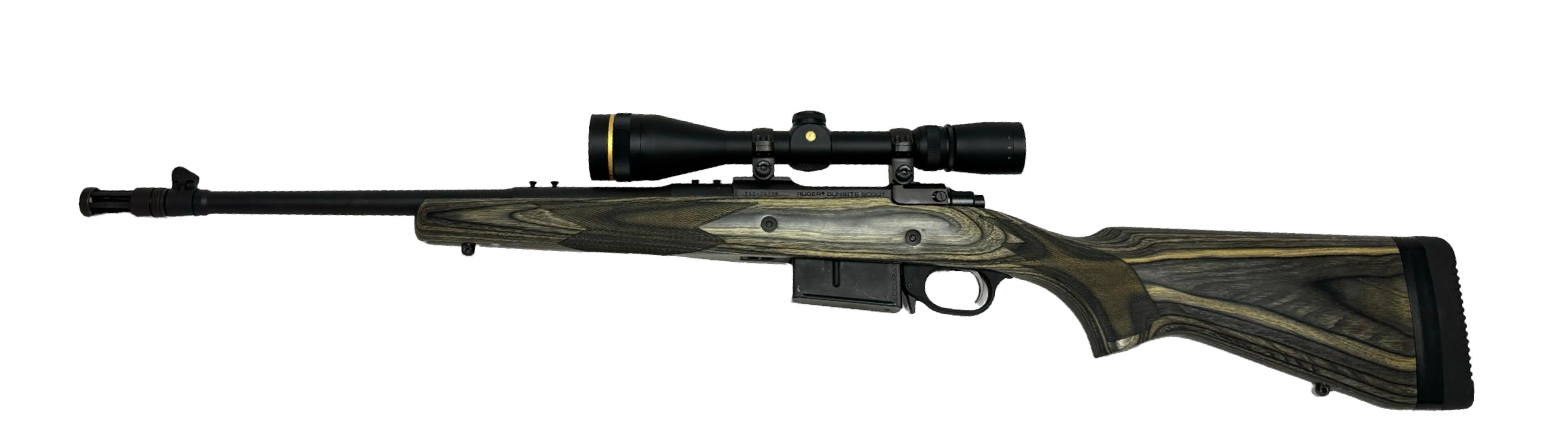 New Ruger Gunsite Scout .308 WIN. Compact Lightweight Hunting Rifle with Leupold Scope