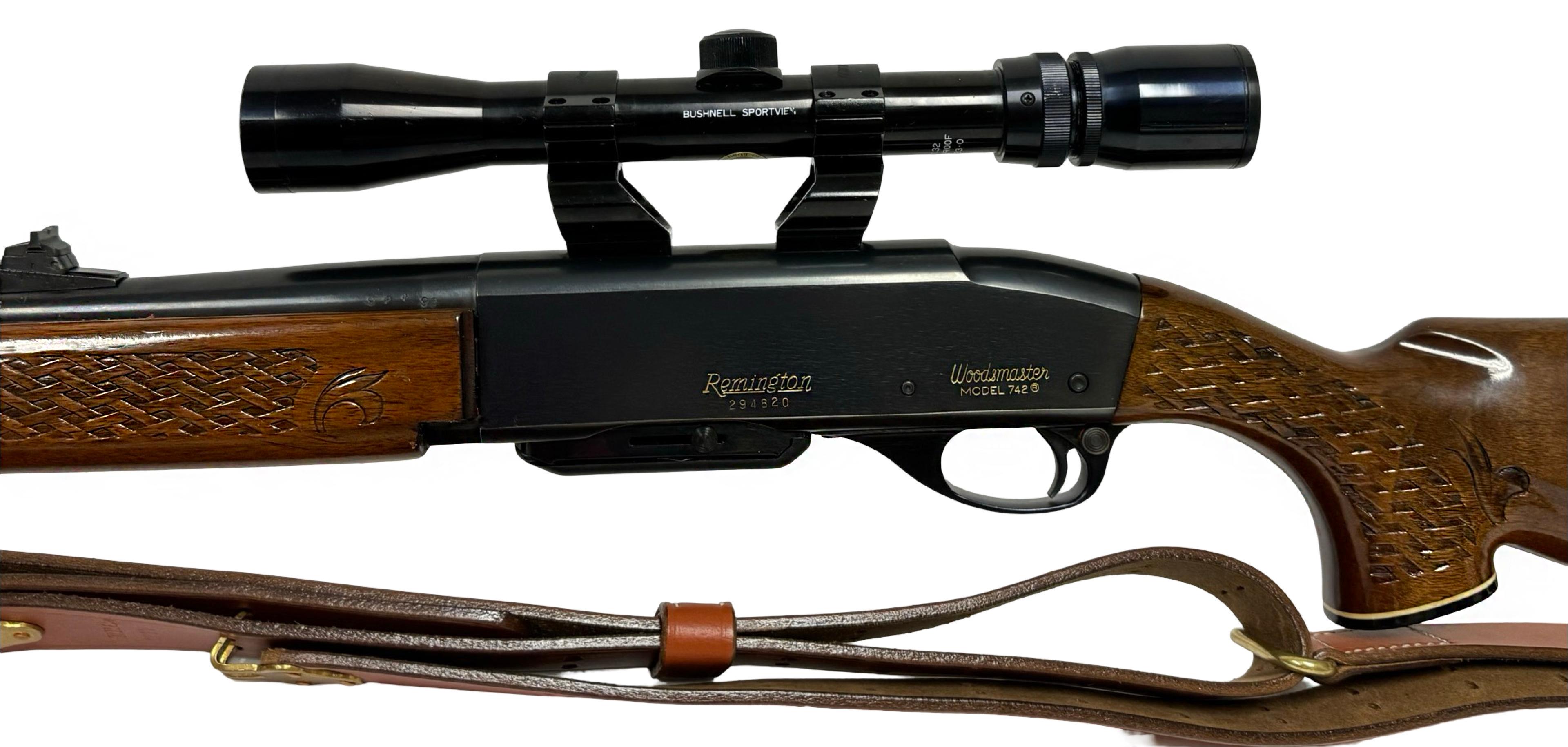 Excellent 1967 Remington Woodsmaster Model 742 BDL Deluxe .30-06 SPRG Semi-Auto Rifle w/ Scope