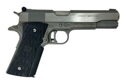 Excellent AMT Hardballer Stainless Steel .45 ACP Semi-Automatic 1911 Pistol with Soft Case
