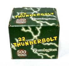 NIB 500rds. Of .22 LR 40gr. LRN Remington .22 Thunderbolt Ammunition