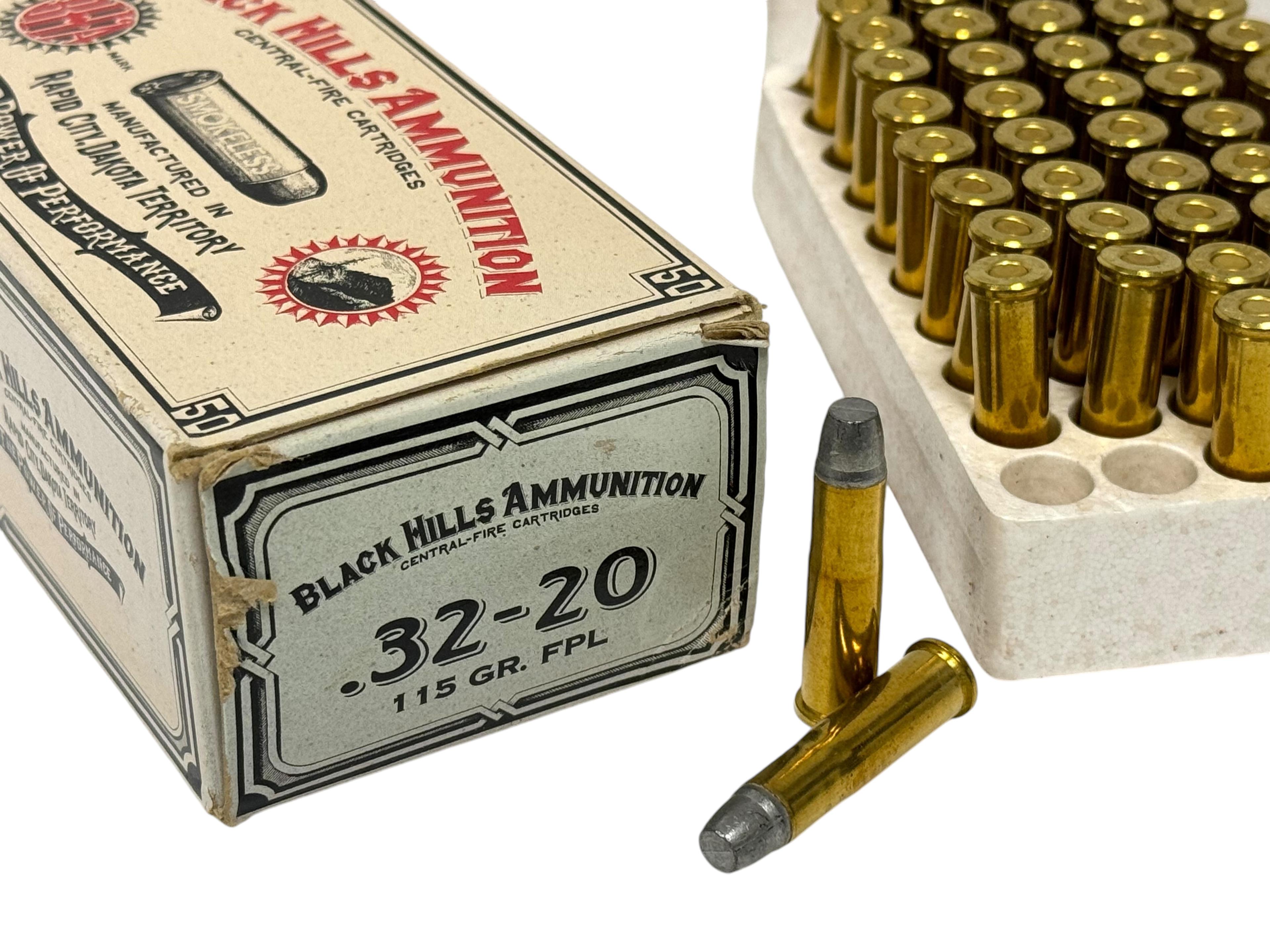 NIB 200rds. of .32-20 WINCHESTER (.32 WCF) 100gr. & 115gr. FPL Ammunition