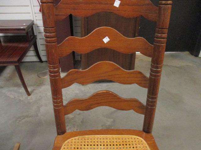 Cane Seat Ladder Back Chair