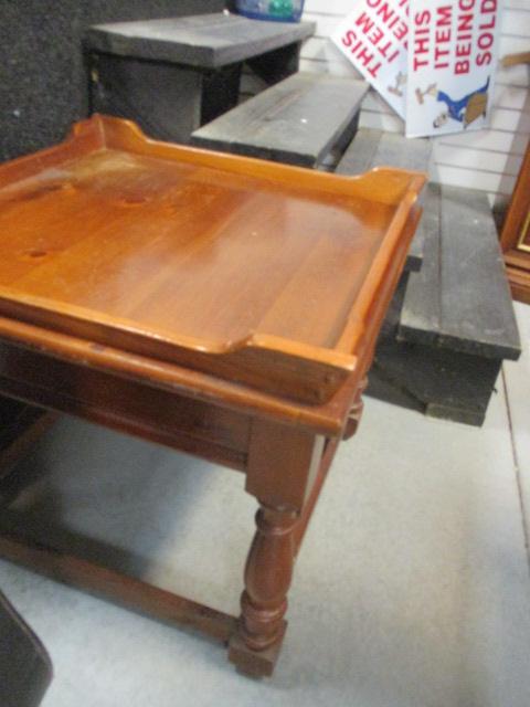 Pine Square Side Table