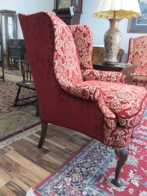 The Charles Stewart Company High Back Wing Back Chair