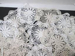 Grouping of Vintage Lace Doilies