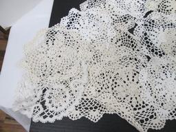 Grouping of Vintage Lace Doilies