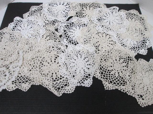 Grouping of Vintage Lace Doilies