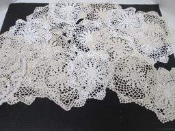 Grouping of Vintage Lace Doilies