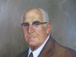 1974 Original Portrait Painting of J. Duke Hanie of Greenville, SC by Millanne Fish