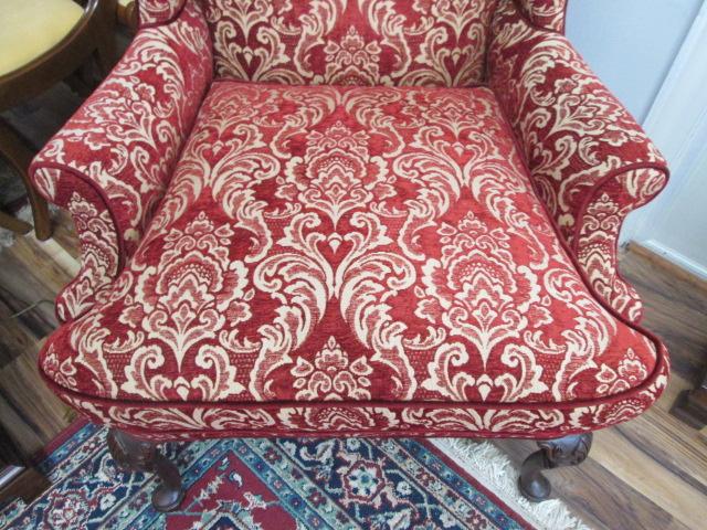 The Charles Stewart Company High Back Wing Back Chair