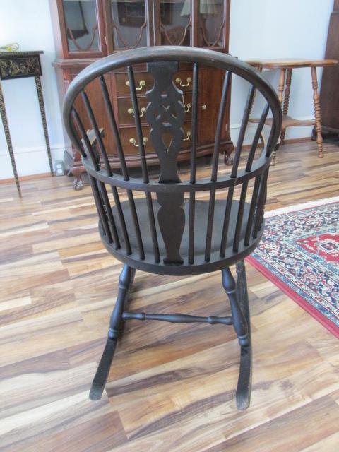 Vintage Cochran Chair Windsor Spindle Back Style Rocker