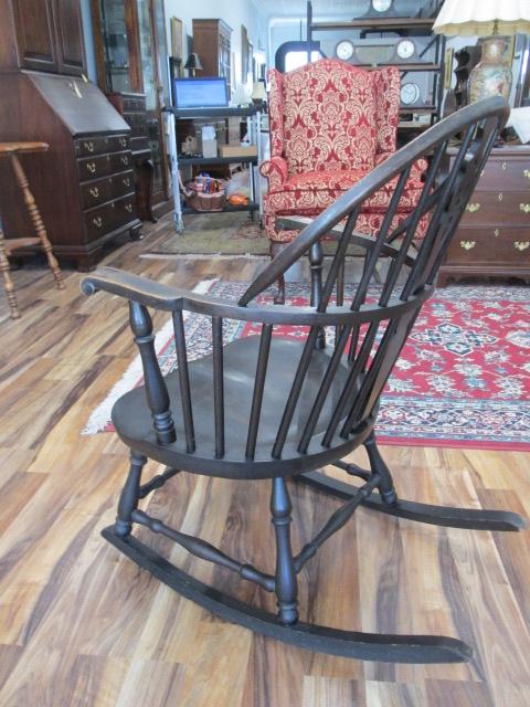 Vintage Cochran Chair Windsor Spindle Back Style Rocker