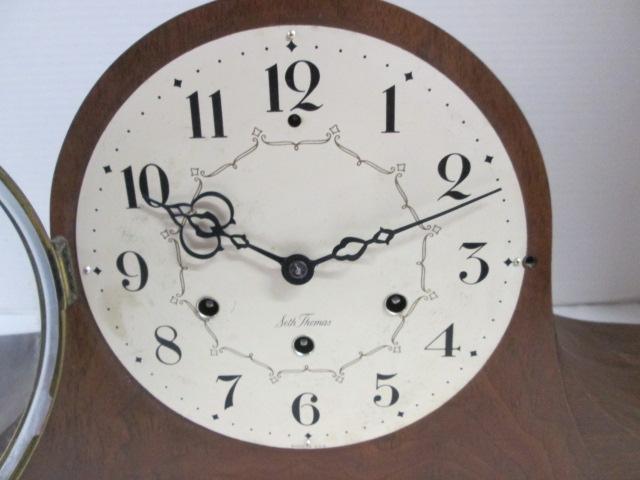 Vintage Seth Thomas Medbury 124 Series 8 Day Mantle Clock