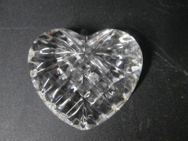 Waterford Crystal Celtic Heart Paperweight in Original Box