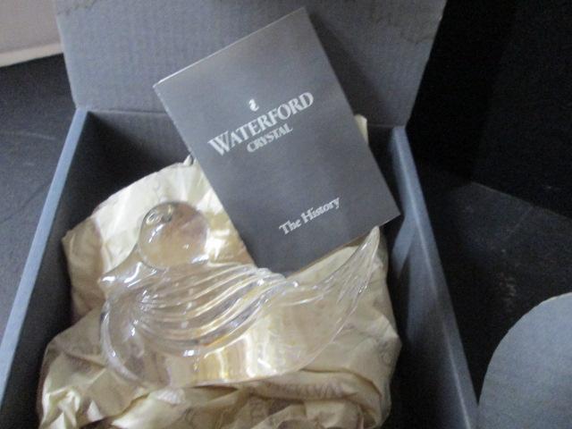 Waterford Crystal Duck Figurine Paperweight in Original Box