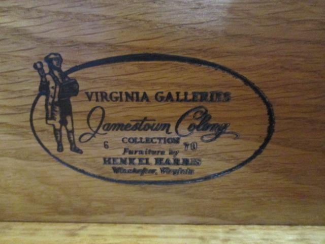 Henkel-Harris Virginia Galleries Jamestown Collection Mahogany Server/Buffet