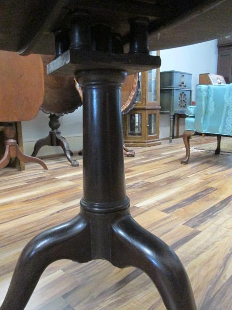 Antique 1750's Mahogany Tilt Top Table