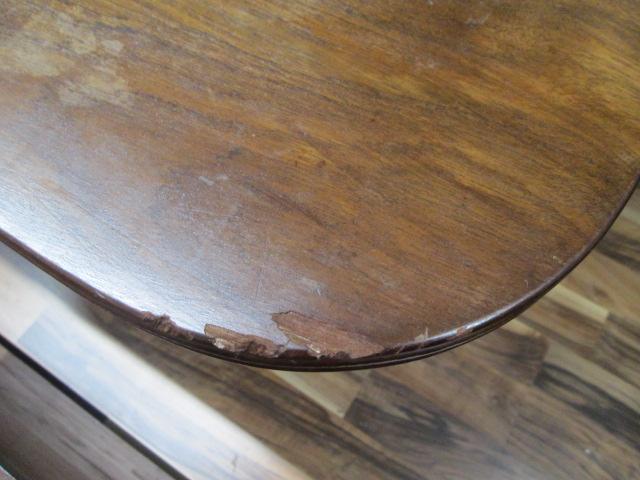 Antique Mahogany Drop Leaf Table with Drawer