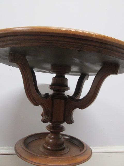 Unique Victorian Eastlake Round Game Table