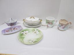 Vintage Handpainted German and English Porcelain