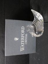 Waterford Crystal Duck Figurine Paperweight in Original Box