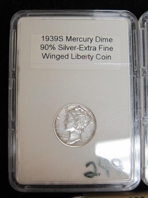 Lot of (3) Mercury Silver Dimes