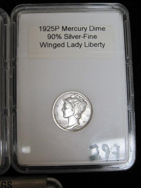 Lot of (3) Mercury Silver Dimes