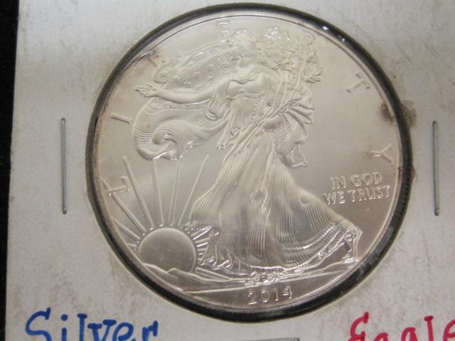 American Eagle Silver Dollar- 2014