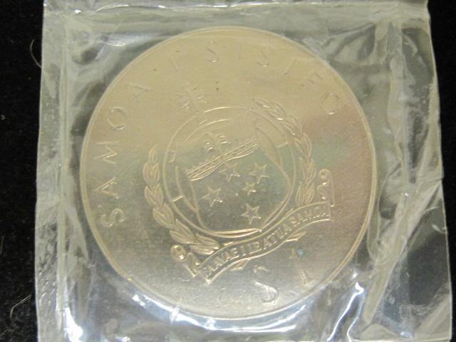 1977 $1 Samoa Coin- 92.5% Silver