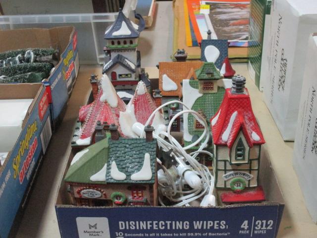 Six Dept. 56 Heritage Village Collection "North Pole Series" Houses