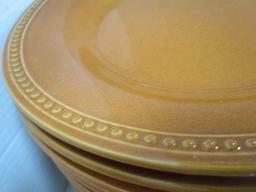 13 Pier 1 Imports "Nutmeg" Stoneware Diner Plates