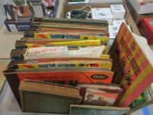 Grouping of 1940's-50's Children's Record Sets, Song Books and Books