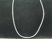 Sterling Silver 24" Snake Chain