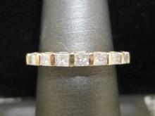 10k Gold Diamond Band Ring- Appraised at $1,050!