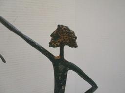 Metal Greek Mythical Man/Horse Figure