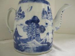 Blue & White Porcelain Teapot