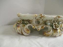 Capidemonte Italian Porcelain Stand/Tray