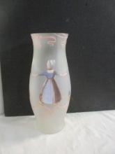 Handpainted Dutch Girls Vase