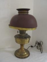 Brass Hurricane Lamp