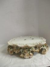 Capidemonte Italian Porcelain Stand/Tray