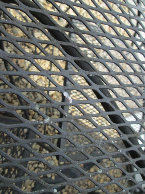 Black Metal Mesh Patio Set