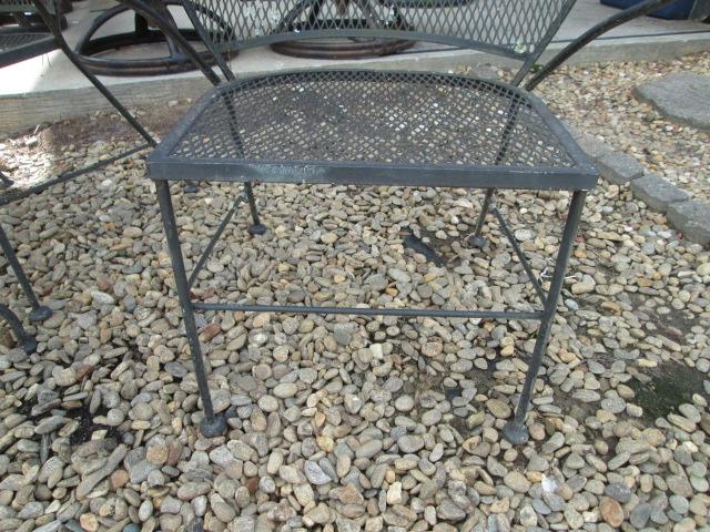 Black Metal Mesh Patio Set