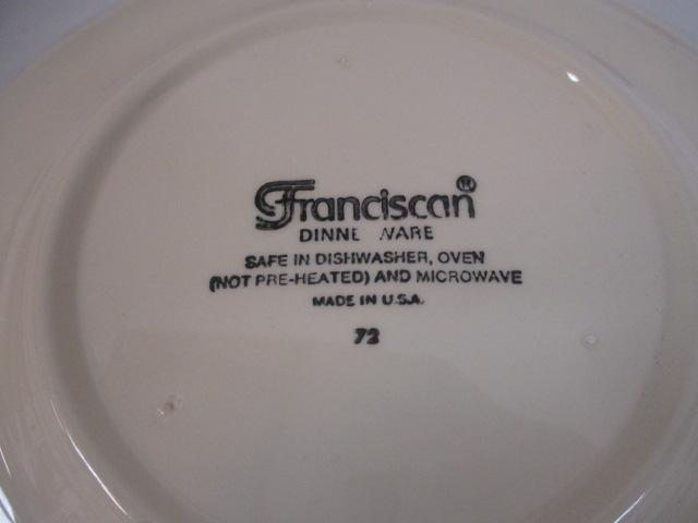 28 Pieces of Franciscan Ware Desert Rose Dinnerware