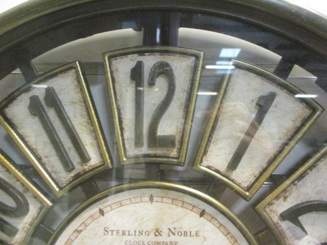 Two Sterling & Noble Clock Co. Quartz Wall Clocks