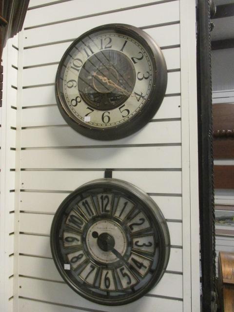 Two Sterling & Noble Clock Co. Quartz Wall Clocks